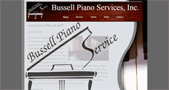 Desktop Screenshot of bussellpiano.com